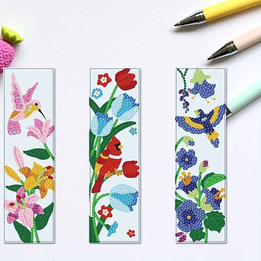 DIY Diamond Art Bookmarks Craft Decoration for Home Office School-981673.04