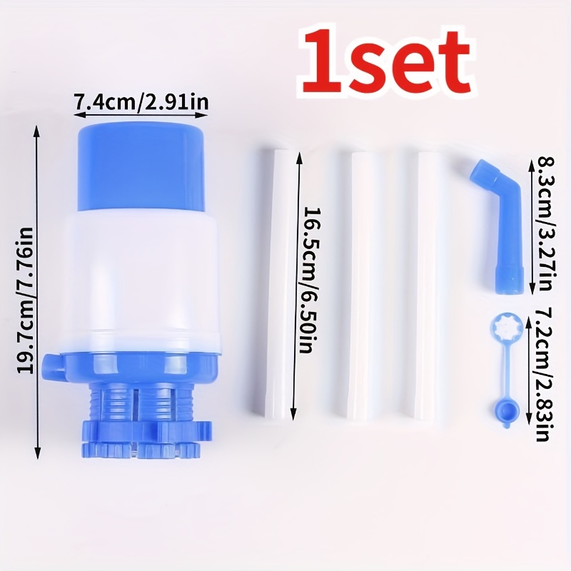 1pc water bottles pump manual water bottle pump barreled water pump water dispenser faucet water pressure device pure sailor pressure suction device for rv outdoor camping picnic office travel home use details 0