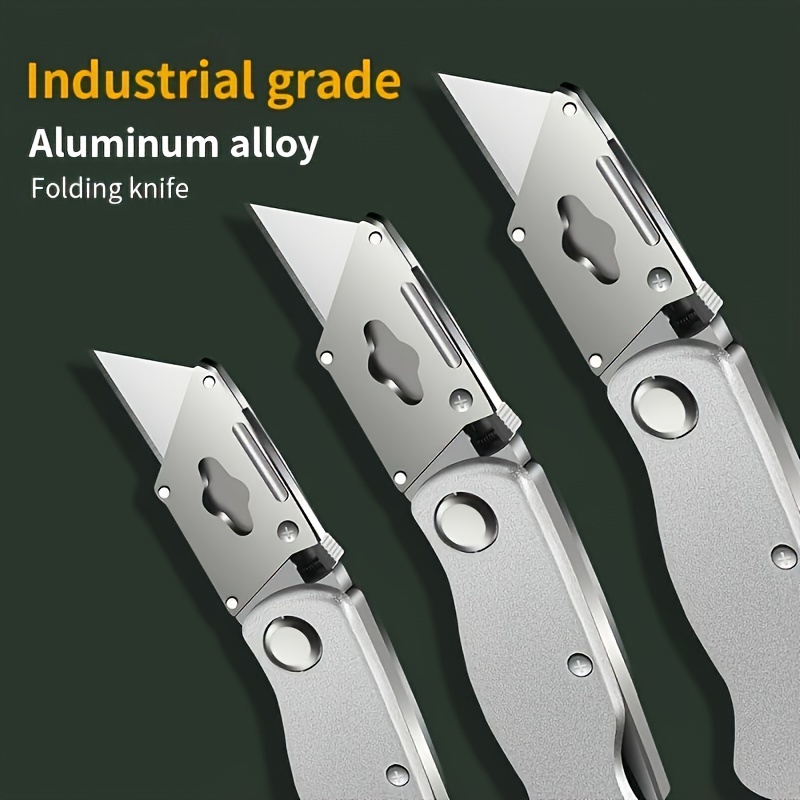 Utility Knife Heavy Duty Multifunctional Electrician Cutting Blade  Telescopic Folding Industrial Grade Knife Holder - AliExpress