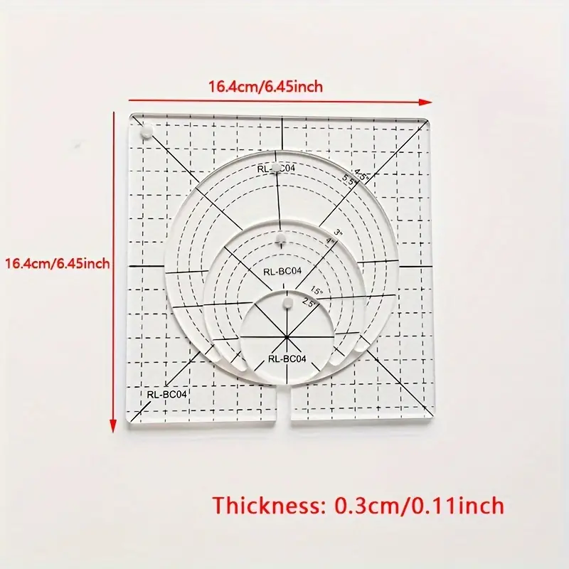 Acrylic Sewing Ruler Cutting Cloth Tools Quilting Tools - Temu