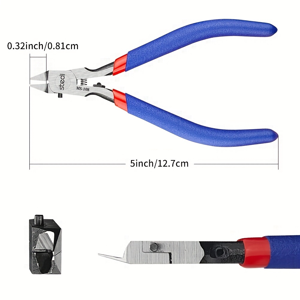 Water Mouth Pliers Shear Pliers Oblique Pliers Model Up To The Small Pliers  Oblique Mouth Industrial Grade Electronic Thin Blade Wire Cutting  Electrician