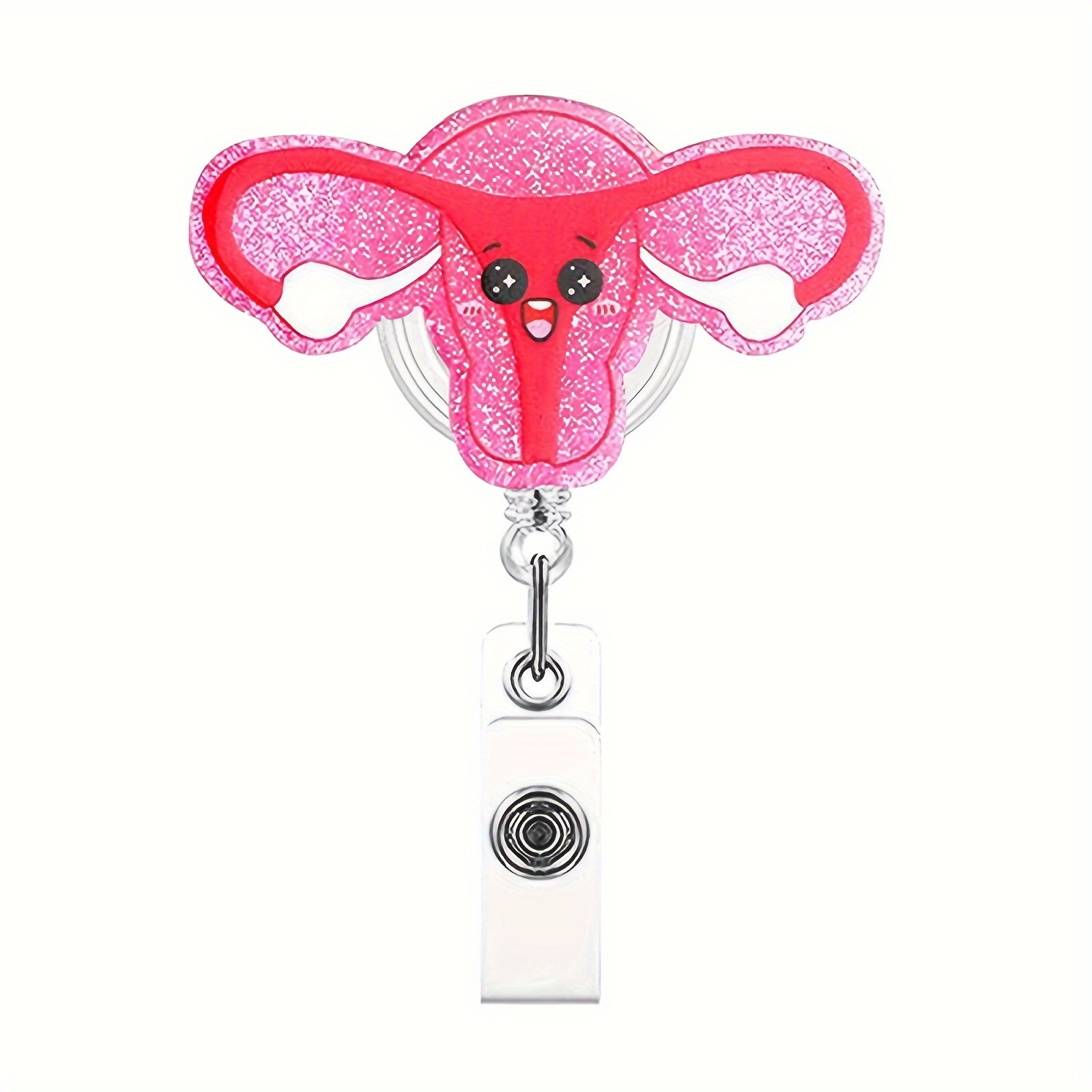 1pc Badge Reel, Retractable Badge Reel With ID Clip For Nurse Name Tag  Card, Funny Urine Good Hands Pattern Badge Reel With Alligator Clip For  Kidney