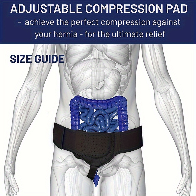 Inguinal Hernia Support Belt Double Groin Hernia Pain Relief Truss Brace