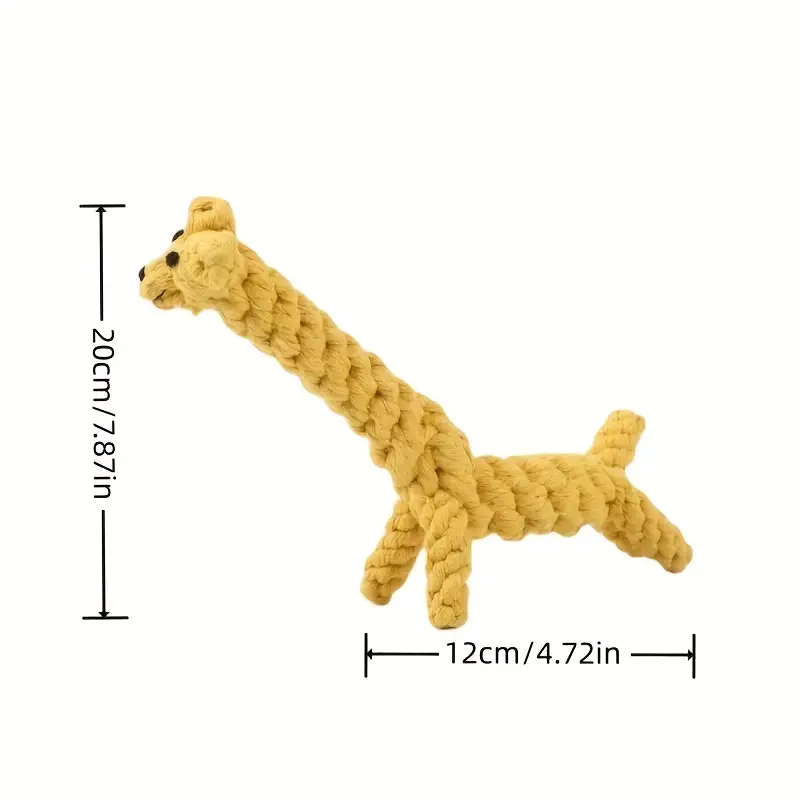 Chewy Fun & Clean Teeth: Pet Puppy Dog Cotton Rope Interactive Toy