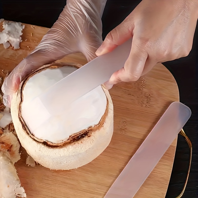 Multi-functional Coconut Planer, Coconut Soft Egg Knife, Coconut Meat  Separator, Coconut Meat Scraper, Coconut Shell Removal Tool - Temu