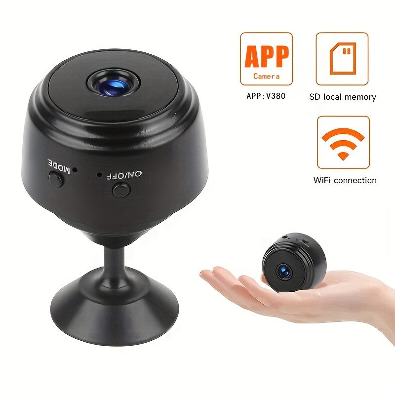 Mini Smart Camera Wifi Remote Wireless Monitoring Ip Camara - Temu