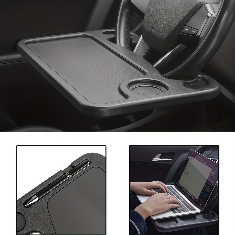 Volant Table Pliant Voiture Ordinateur Ordinateur Portable Tablette Support  De Bureau Support Auto Portable Pc Table (Table de voiture)