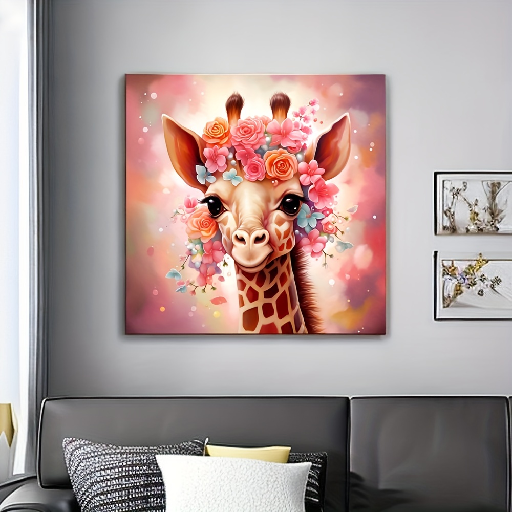 Decoration Adult Diamond Art Diy Gift Gem Art Giraffe Diamond Painting Home  Decoration Gift No Frame - Temu