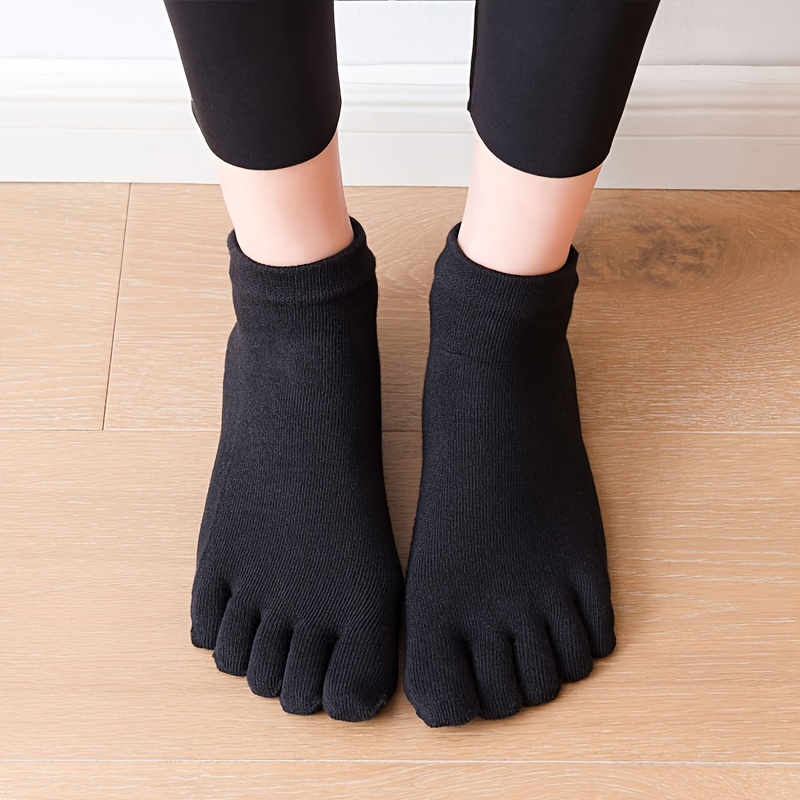 Chaussettes antidérapantes avec orteils séparés