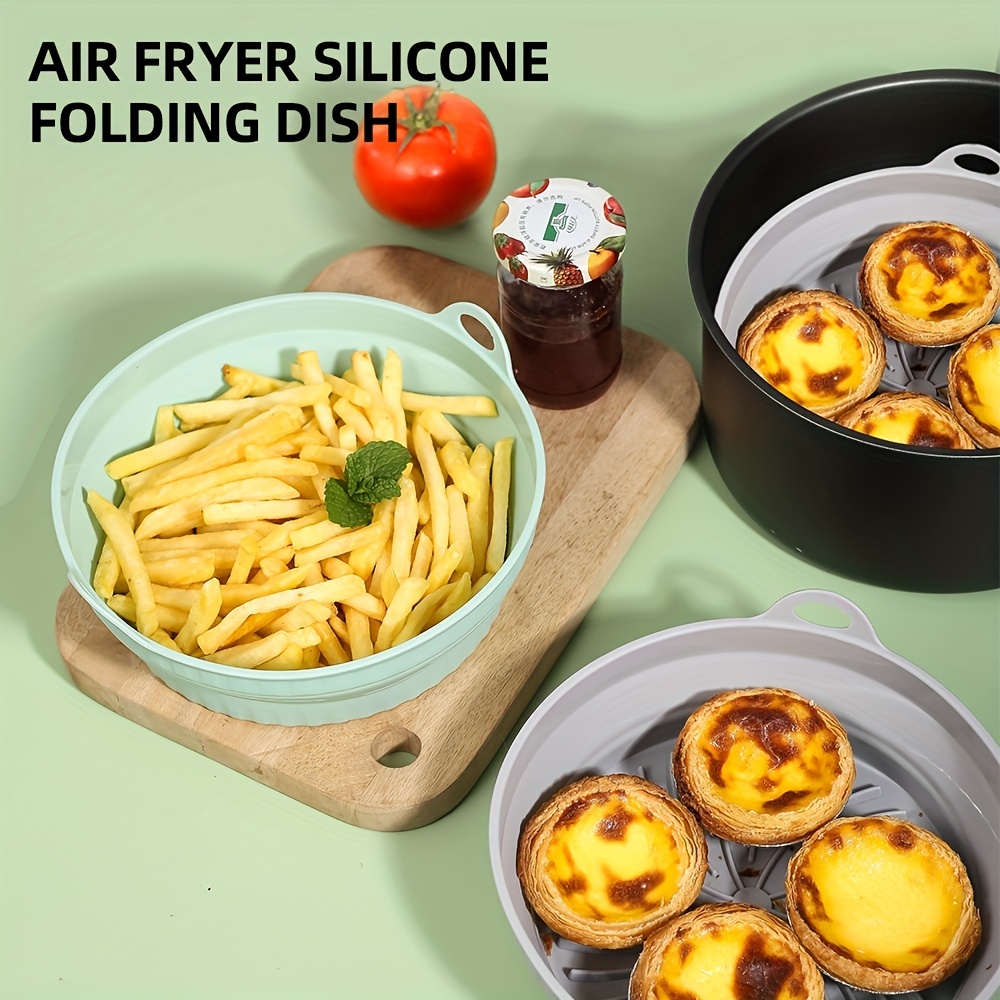 Silicone Air Fryer Liner, Air Fryer Liners Pot, Silicone Basket Bowl,  Reusable Baking Tray, Oven Accessories, Baking Tools, Kitchen Gadgets,  Kitchen Accessories, Home Kitchen Items - Temu