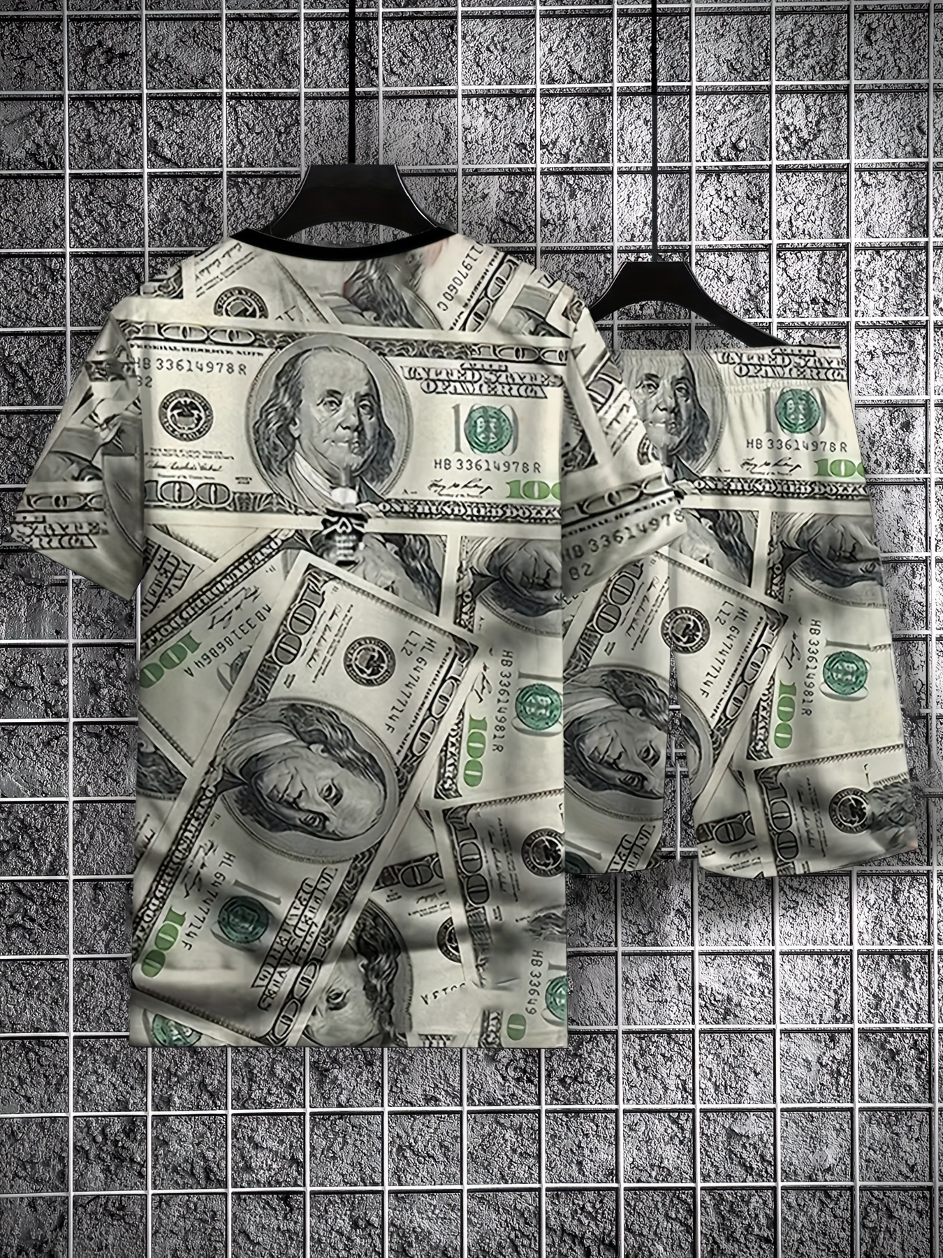 Men'S Novelty 3D Digital Print Comfortable Breathable Casual Sports Outfit - Image 2