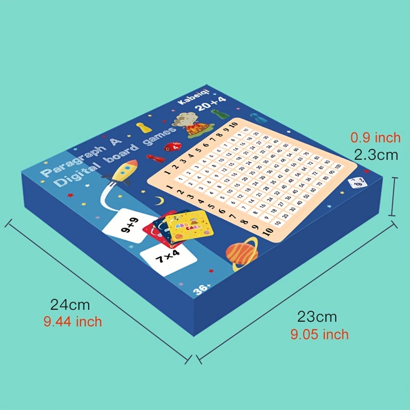 Jogo de Tabuleiro de Madeira para Multiplicação Montessori Brinquedos  Educativos Matemática