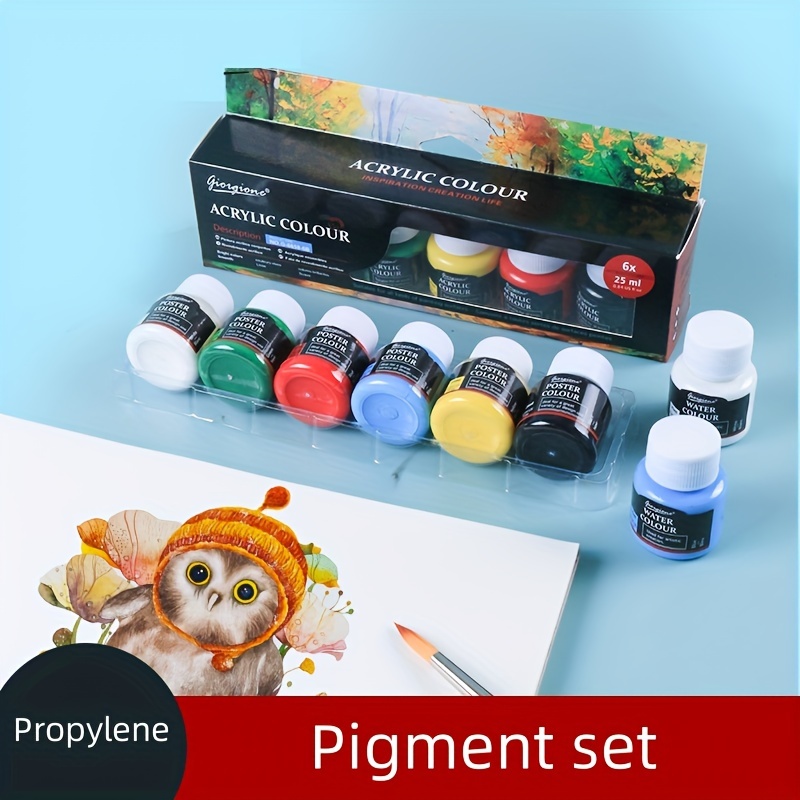 Ensemble De Peintures Acryliques - 24/12 Couleurs Kit De Peinture