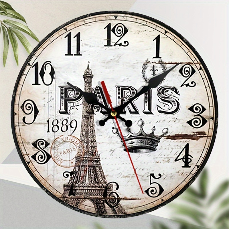 Orologio a forma di sveglia con disegno torre Eiffel