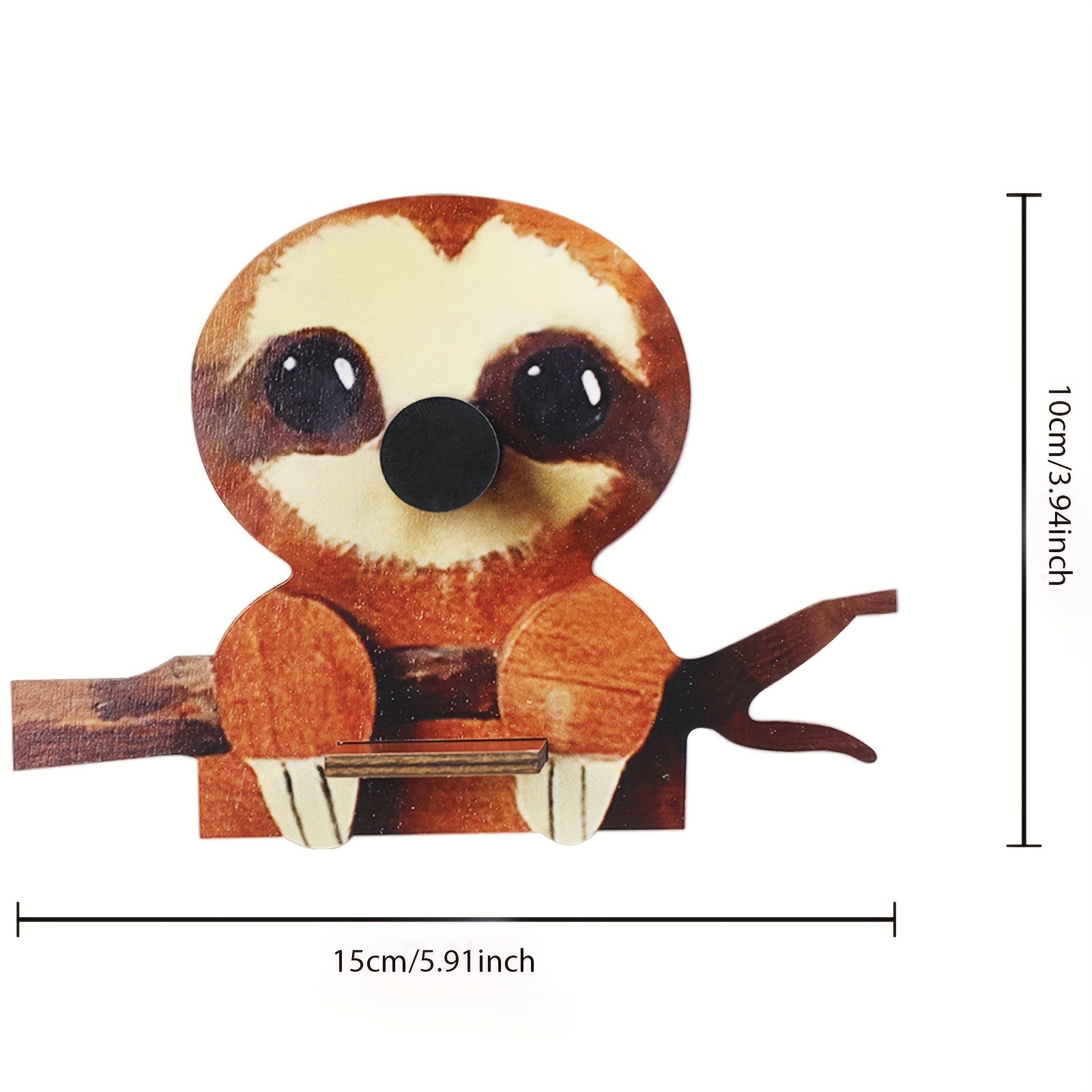 Wood Eyeglasses Holder Cute Glasses Stand Sloth Unique Wooden