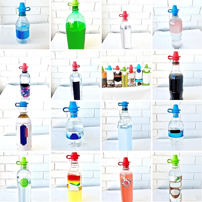 Leakproof Silicone Bottle Top Nozzle Spill Proof Beverage - Temu