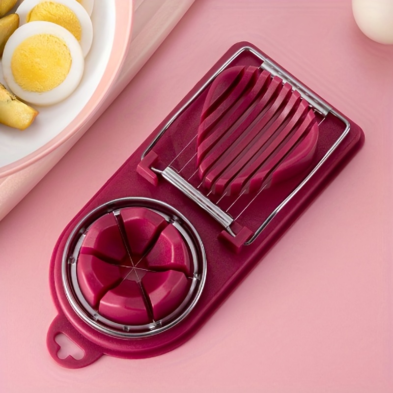 Household Multifunctional Egg Cutter Egg Slicer For Hard - Temu