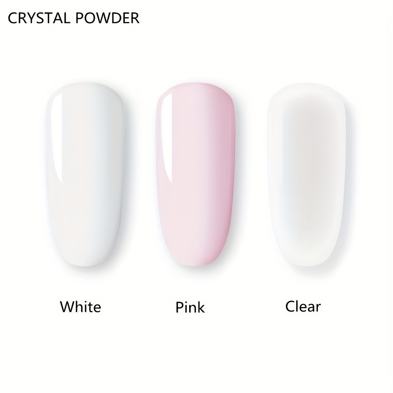 Acrylic Nail Kit 3 Colors Nude Set with Brush & Cup