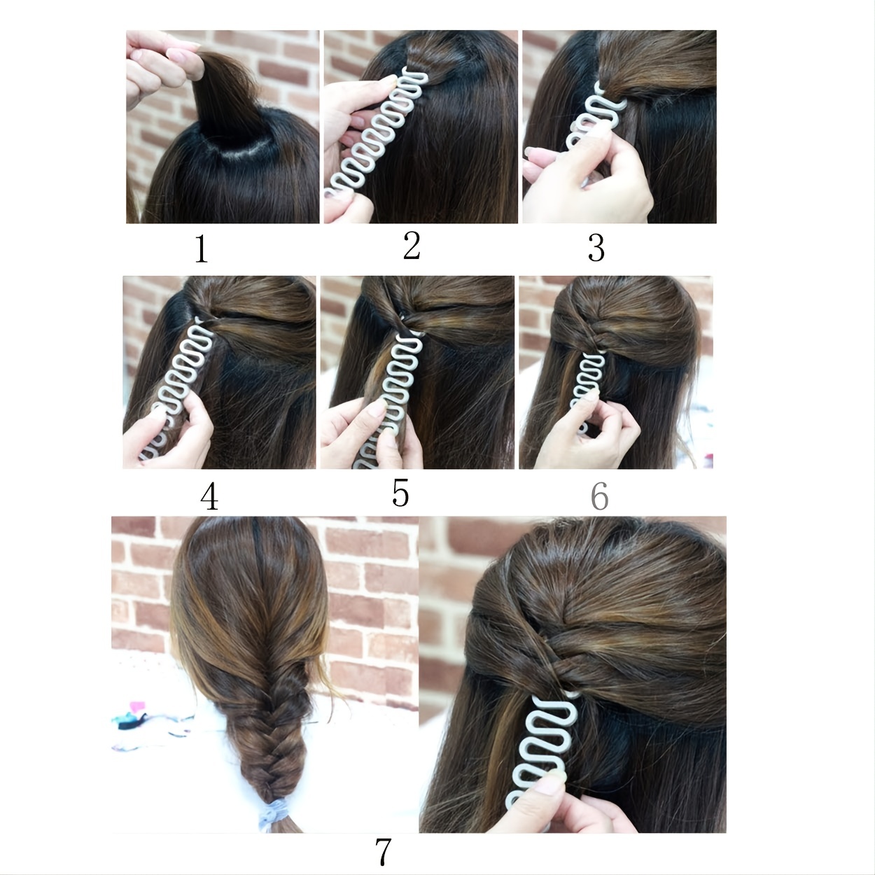 Hair Braiding Hairdressing Tools Tail Hair Braid Hair - Temu