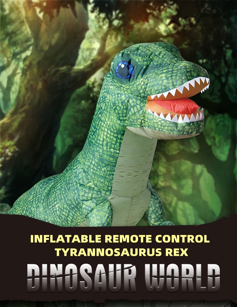 LH D018 Dinosaure Télécommandé Gonflable Tyrannosaure Rex - Temu