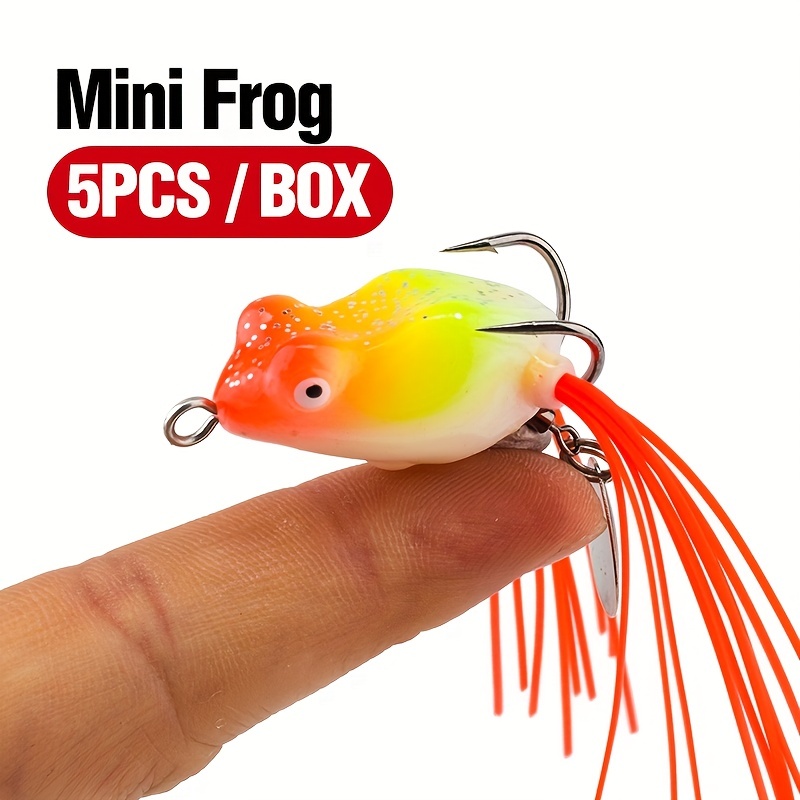 3D Frogs Fishing Lures Top Water Frogs Bass Fishing Lures