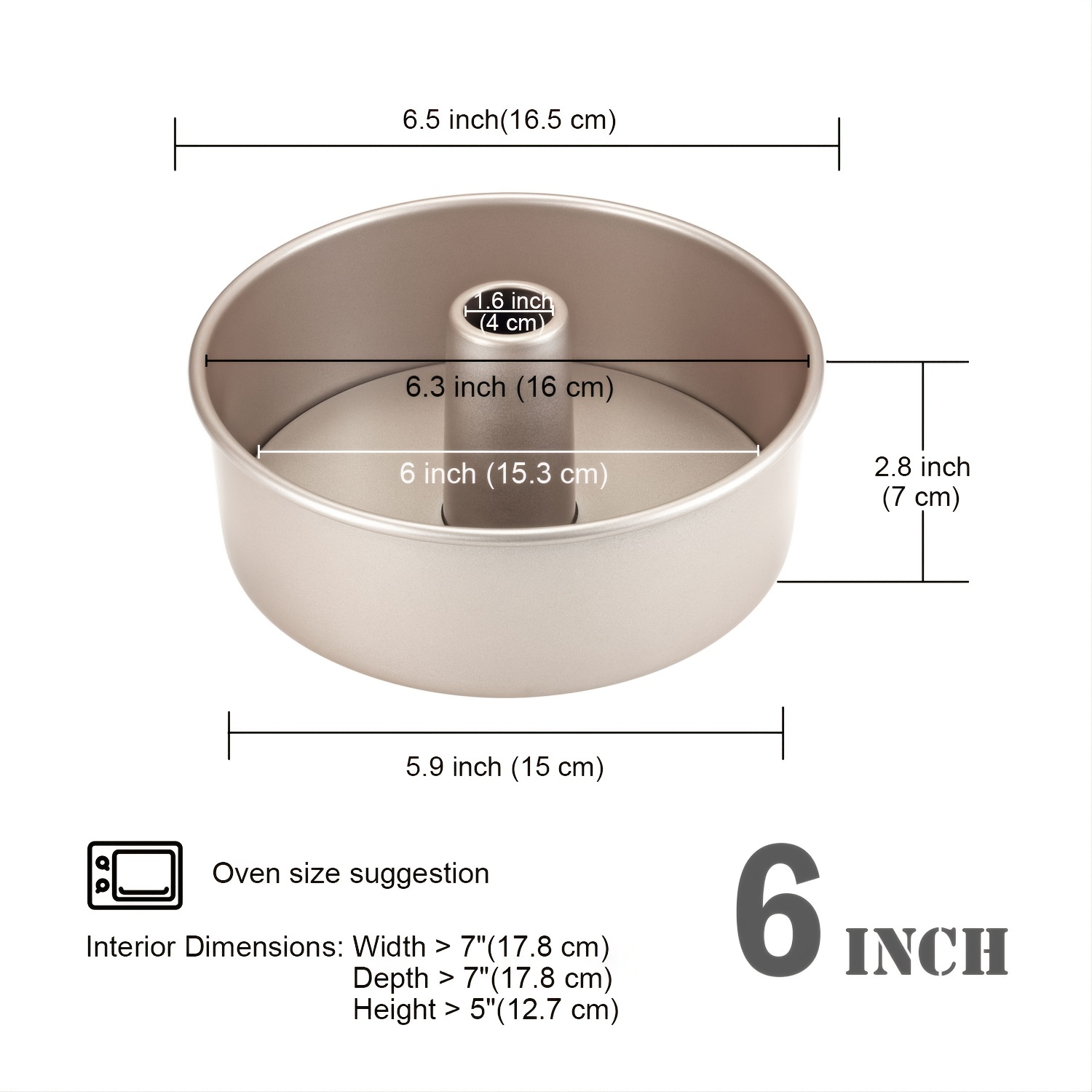 USA Pan Bakeware Round Cake Pan, 9 inch, Nonstick & Quick Release  Coating