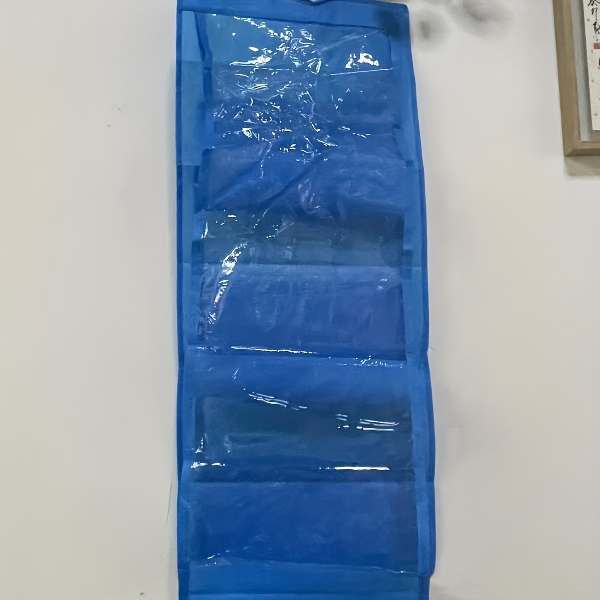Clear Double-Sided Bag Organizer with 6 Pockets