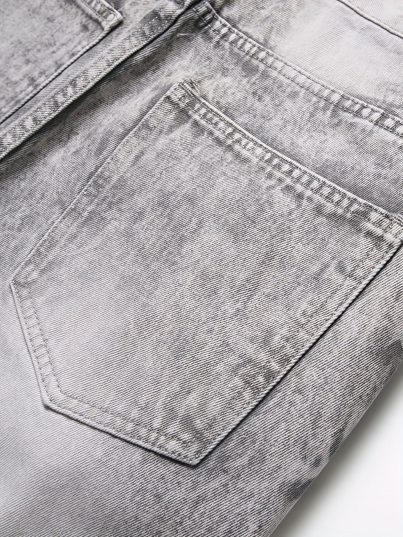 Men's Slim Fit Ripped Jeans Distressed Denim Pants