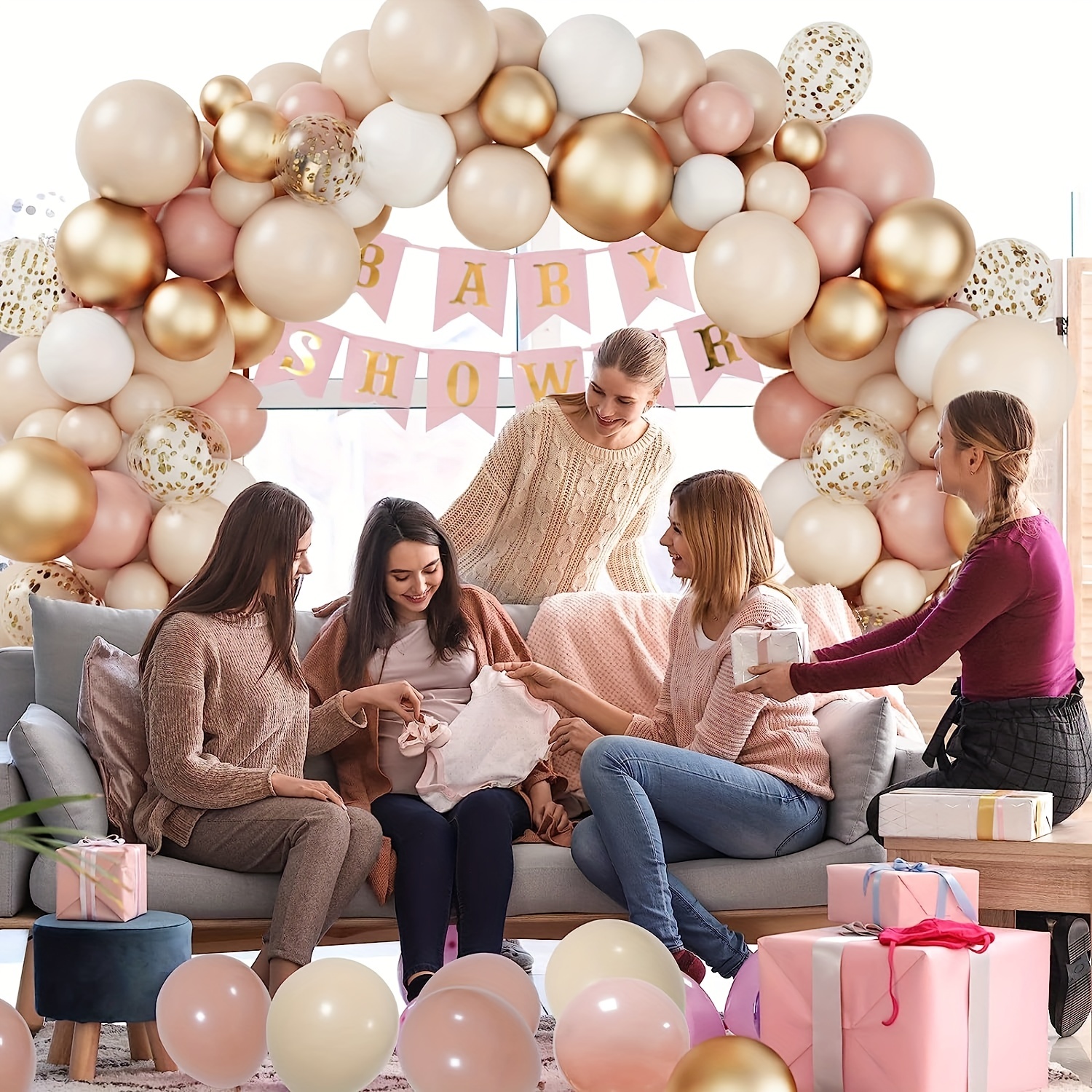 112pcs Blush Pink Balloons Garland Kit for Party Decor