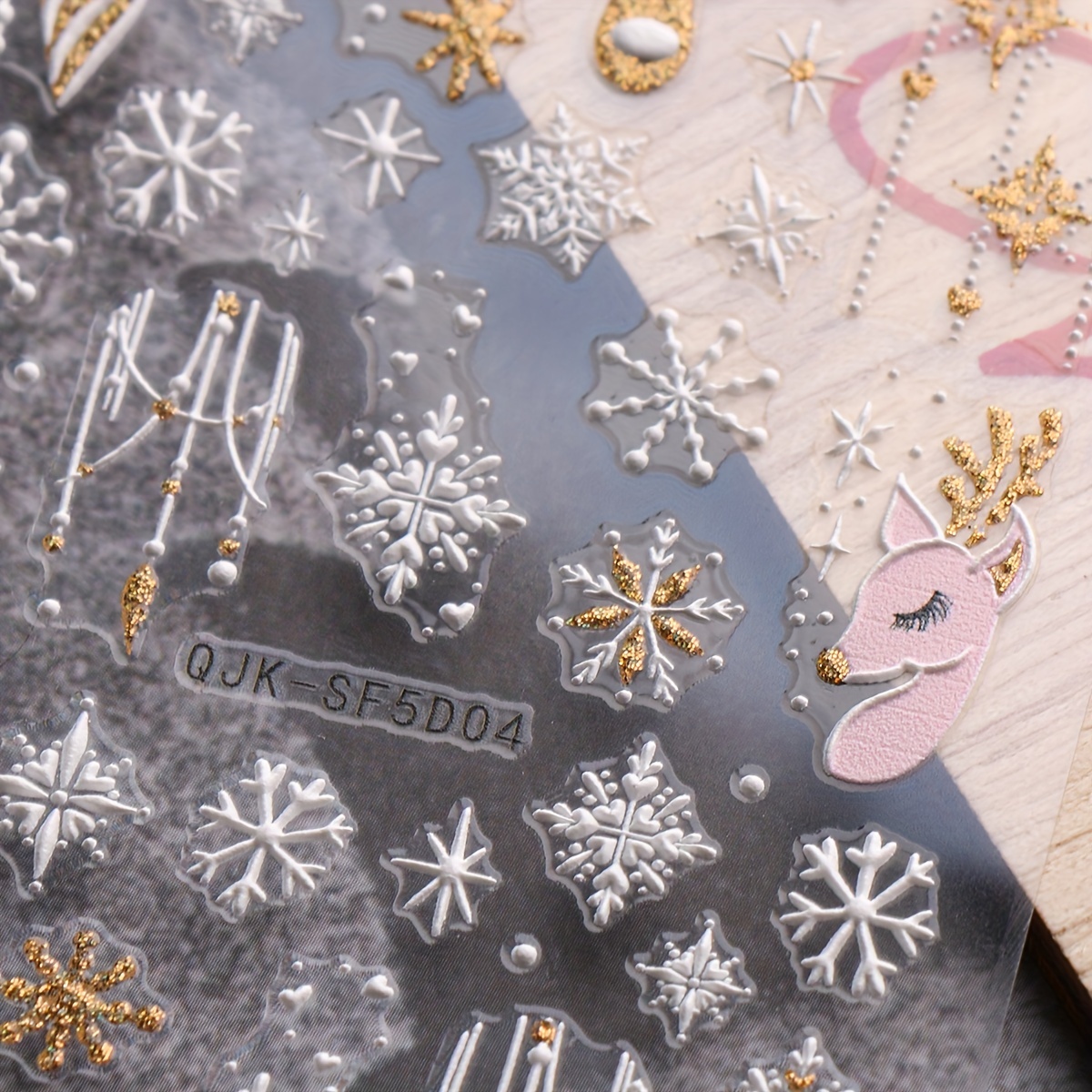 Glitter Snowflakes Foam Stickers Self adhesive - Temu