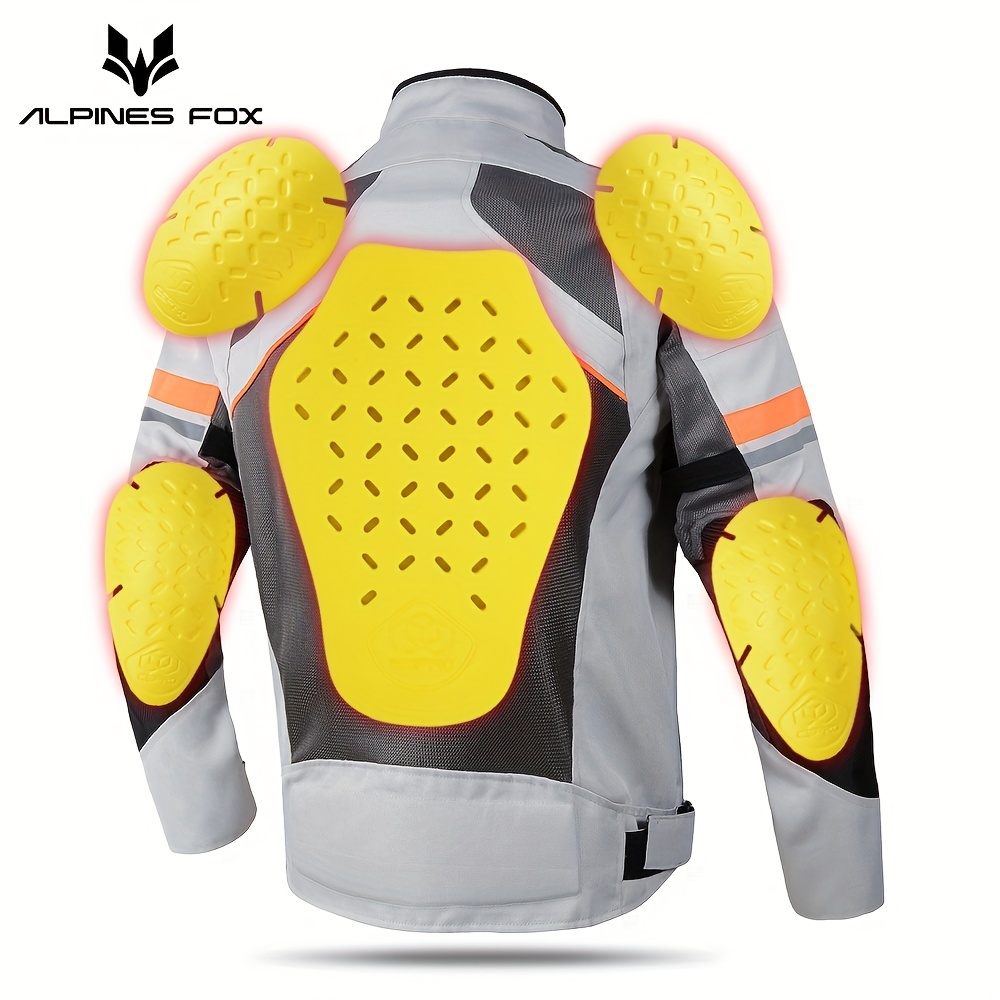 Protector de espalda para chaqueta de moto de hombre