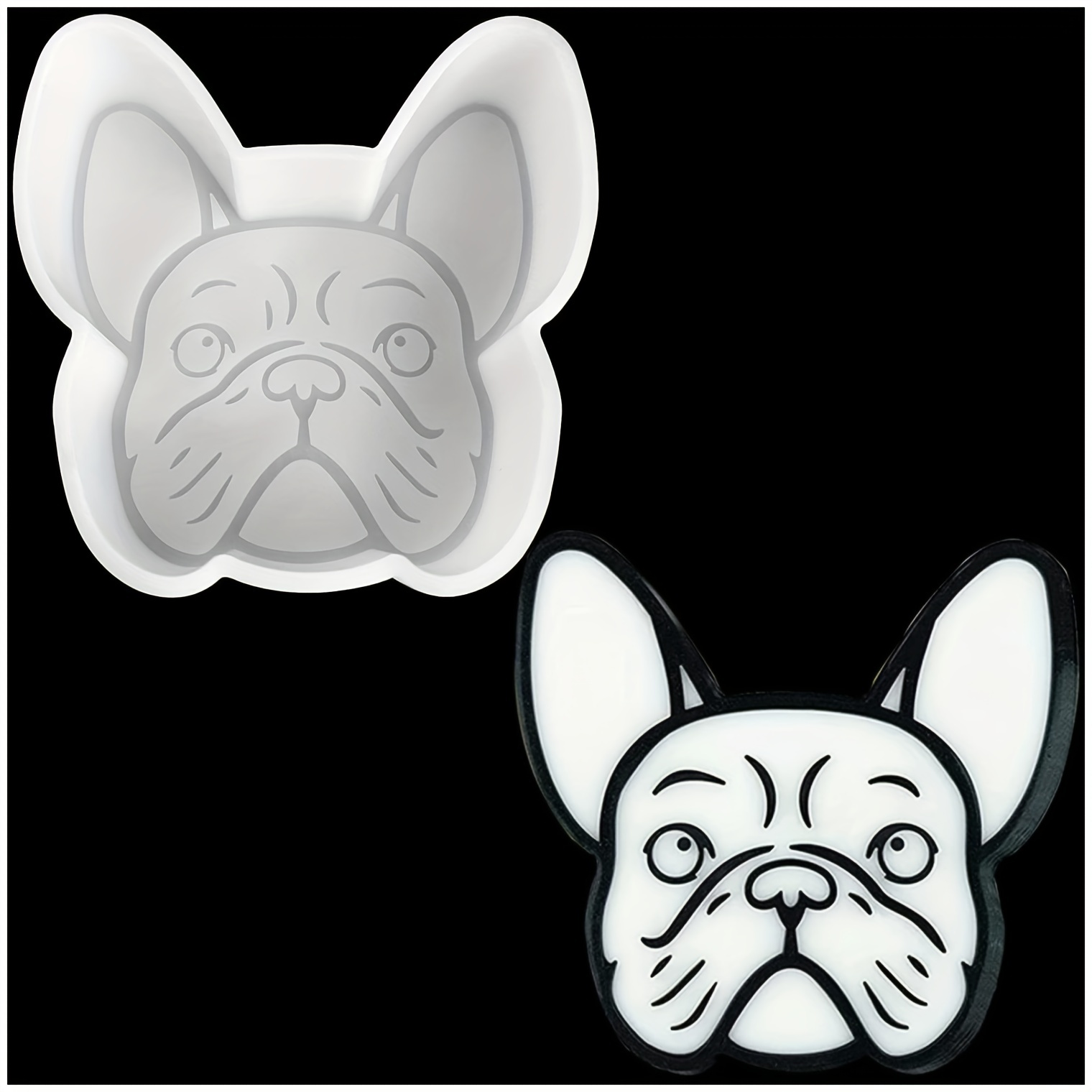 Dog Head Candle Silicone Mold Dog Shape Fragrance Candle - Temu