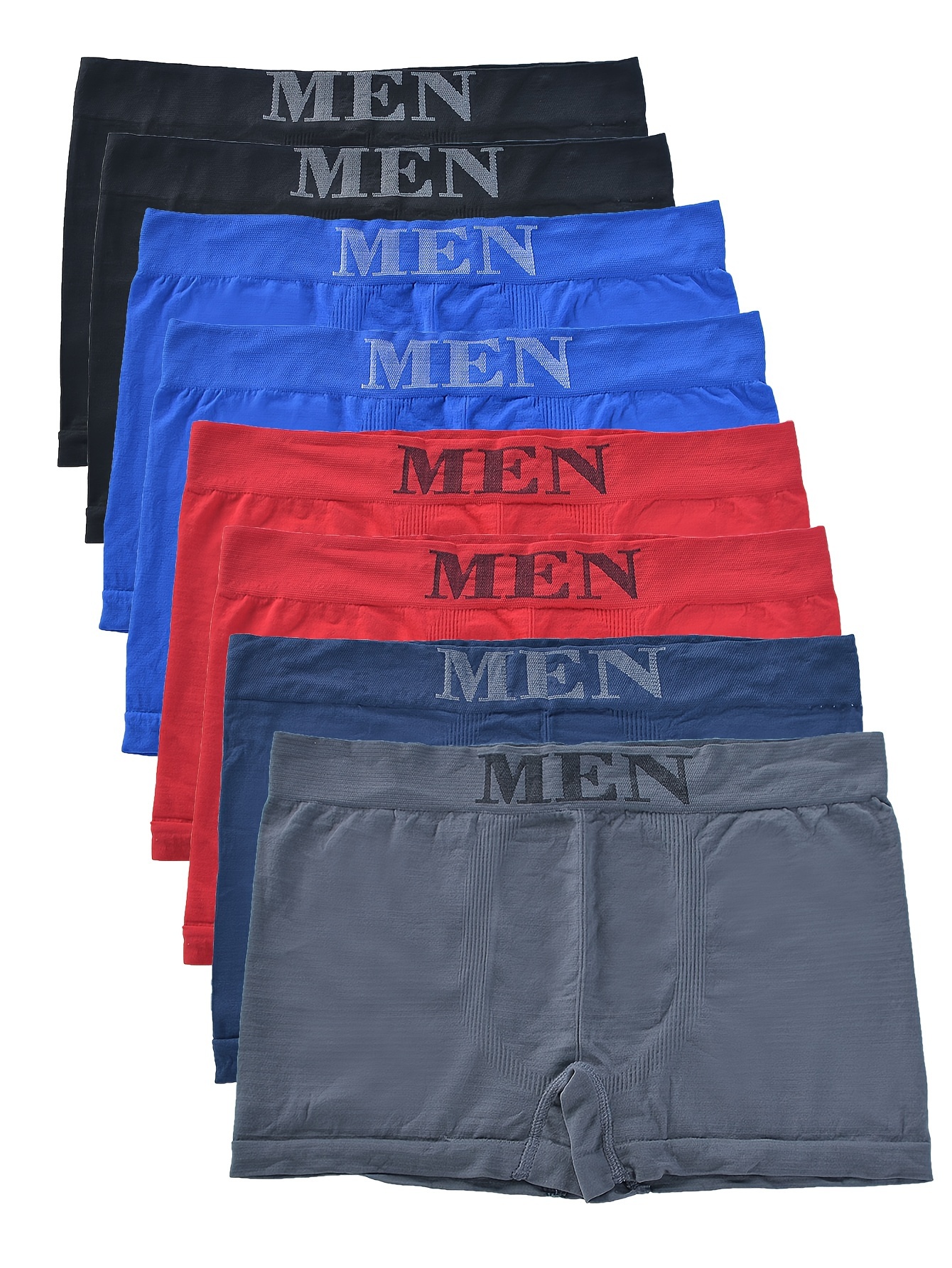 8 piezas ropa interior masculina calzoncillos tipo boxers Temu Peru