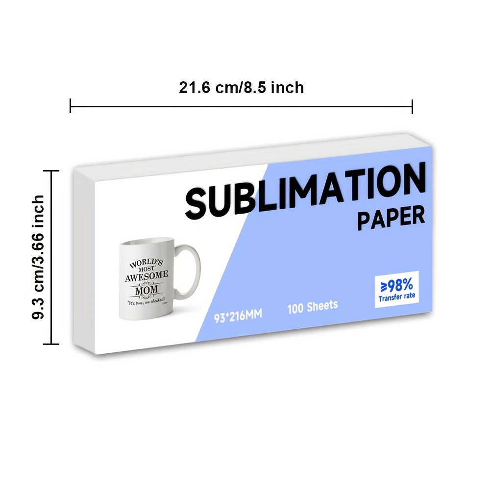 Papier de Sublimation pour tasses adapté pour Epson, Ricoh