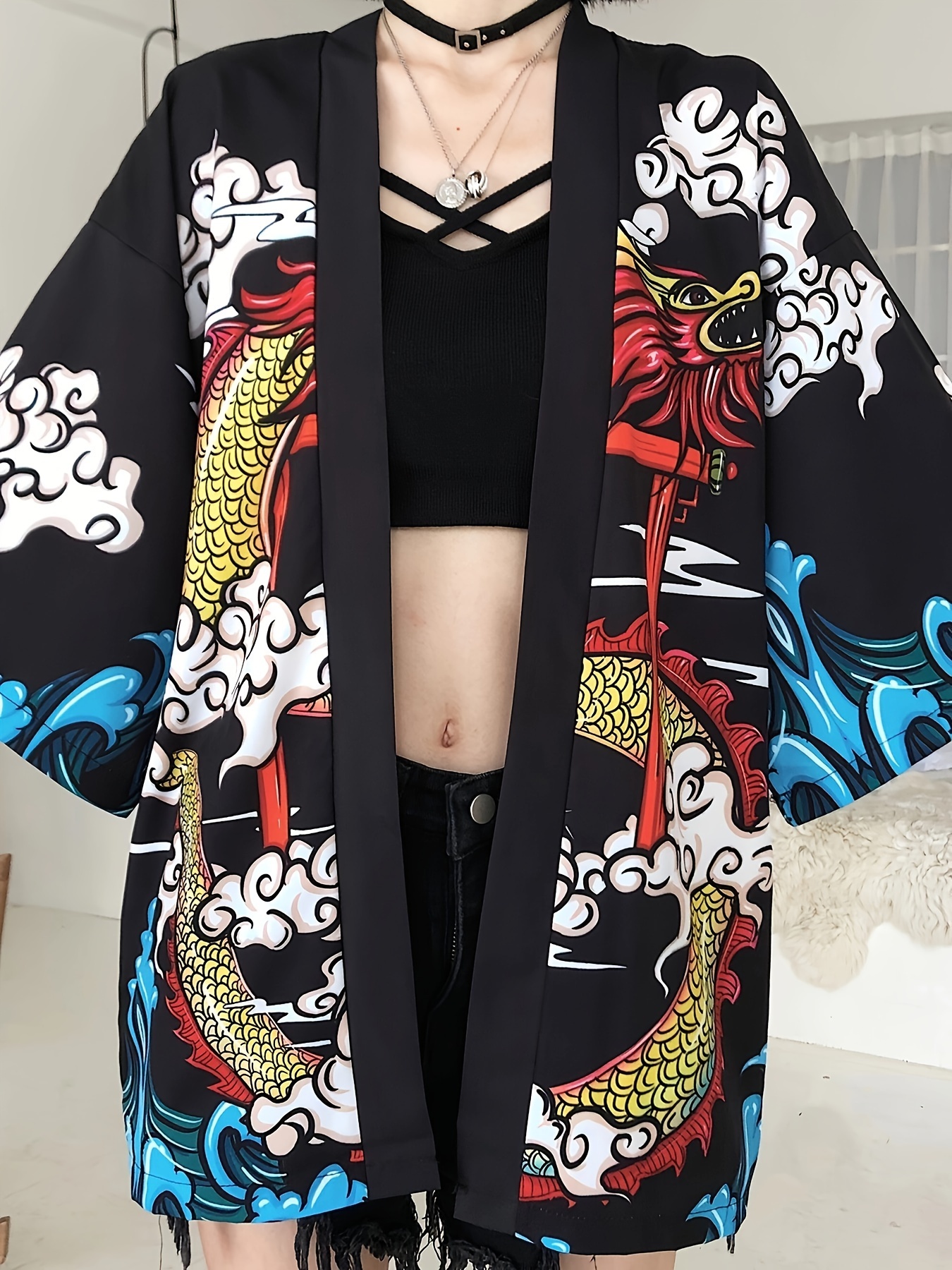 Kimono Mujer - Temu