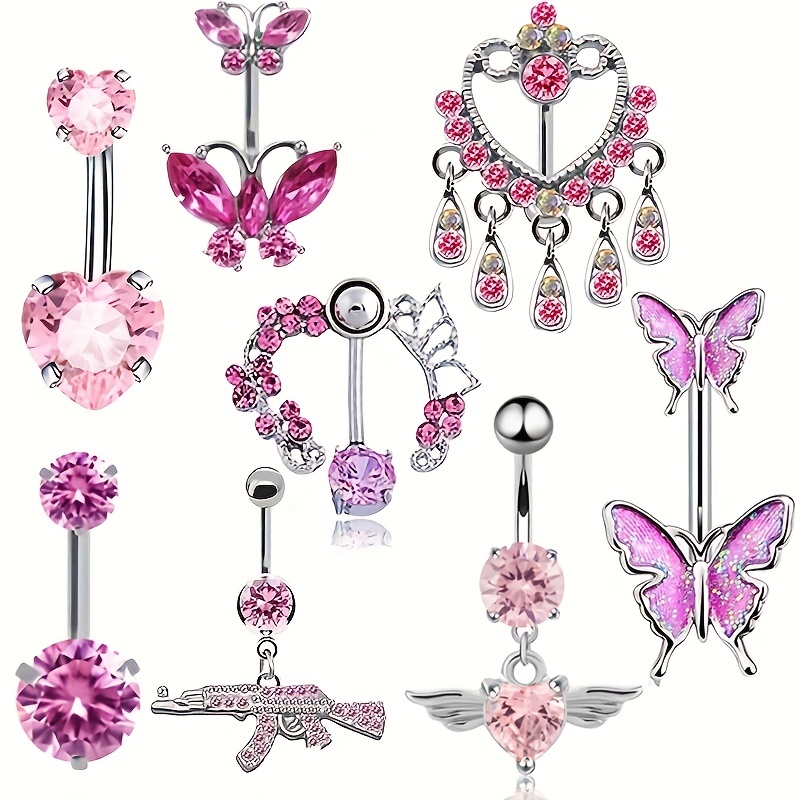 Butterfly deals navel ring