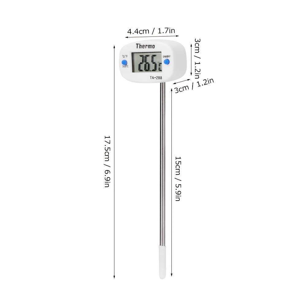 TA288 LCD Digital Food Thermometer BBQ Probe Thermometer