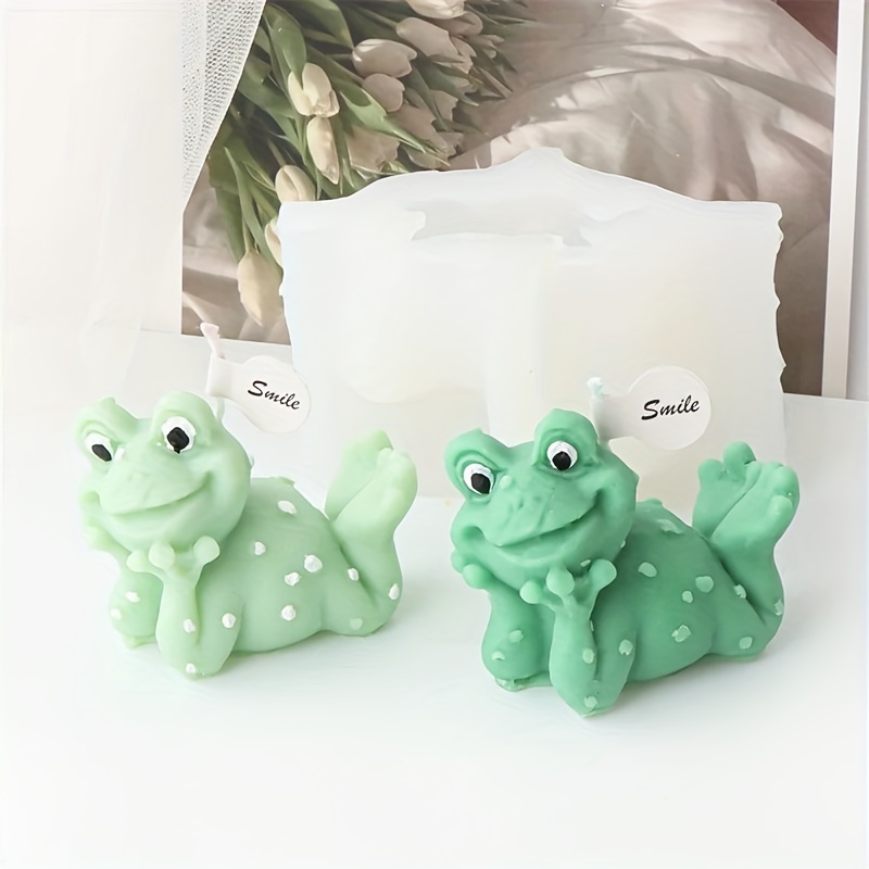 3d Diy Cartoon Silicone Frog Candle Mold Animal Aromatherapy - Temu