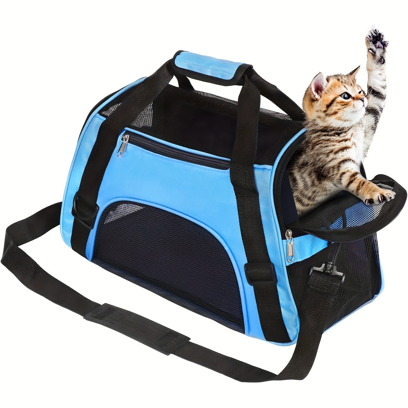 Foldable Dog Carrier Bag Soft Side Backpack Cat Pet Carriers Dog Travel  Bags Airline Approved Transport For Small Pet Outgoing - AliExpress
