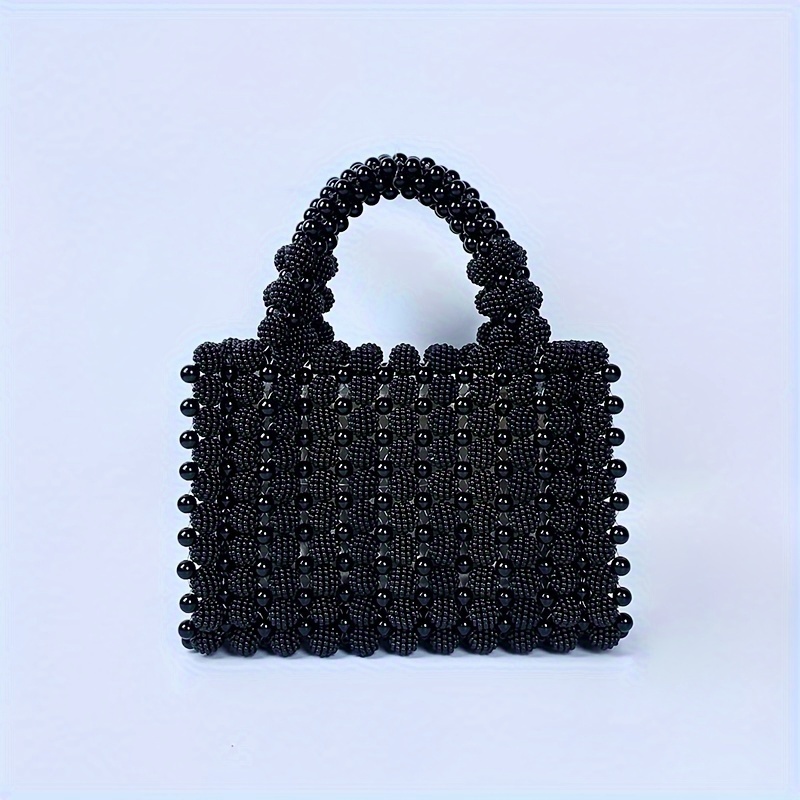Beaded Handbag, Elegant Dinner Clutch Purse, Women's Trendy Handbag For Wedding Party Prom