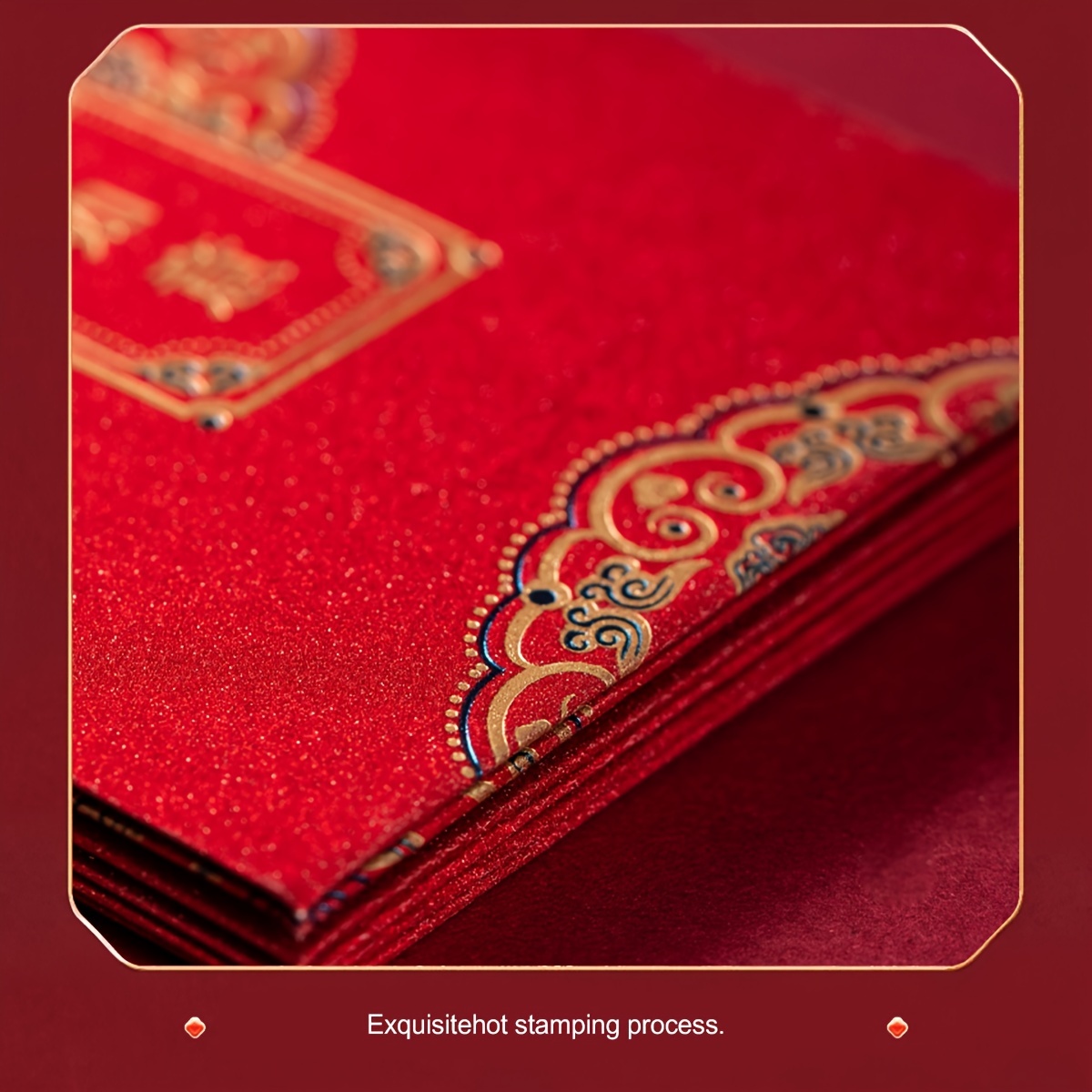 2023 Red Chinese Envelope Personality Creative Hongbao Hot Stamping  Thickening High-end Chinese New Year Lucky Gifts