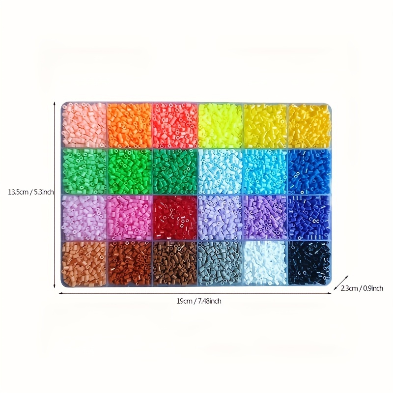 2.6mm Hama Beads Colorful Toy Fuse Beads Craft Kit Pixel Art Bead for Kids