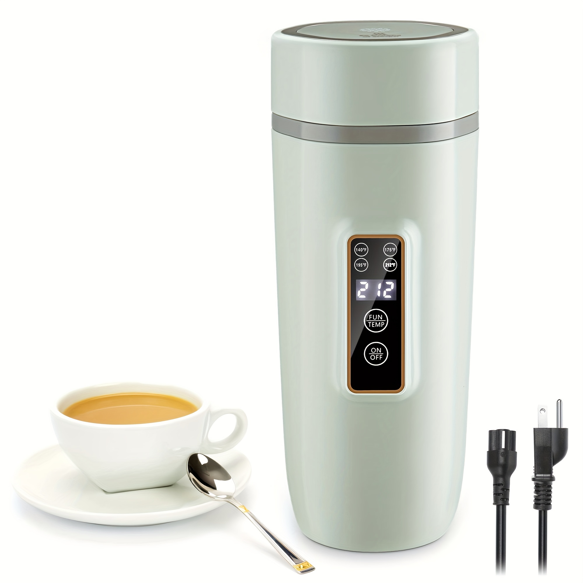Travel Kettle Electric 304 Stainless Steel Small Portable Water Boilers For  Travel Camping Hotel Or Office Mini Electric Kettle Portable Thermoses  Insulated Bottles Smart Water Mugs Capacities - Temu Japan