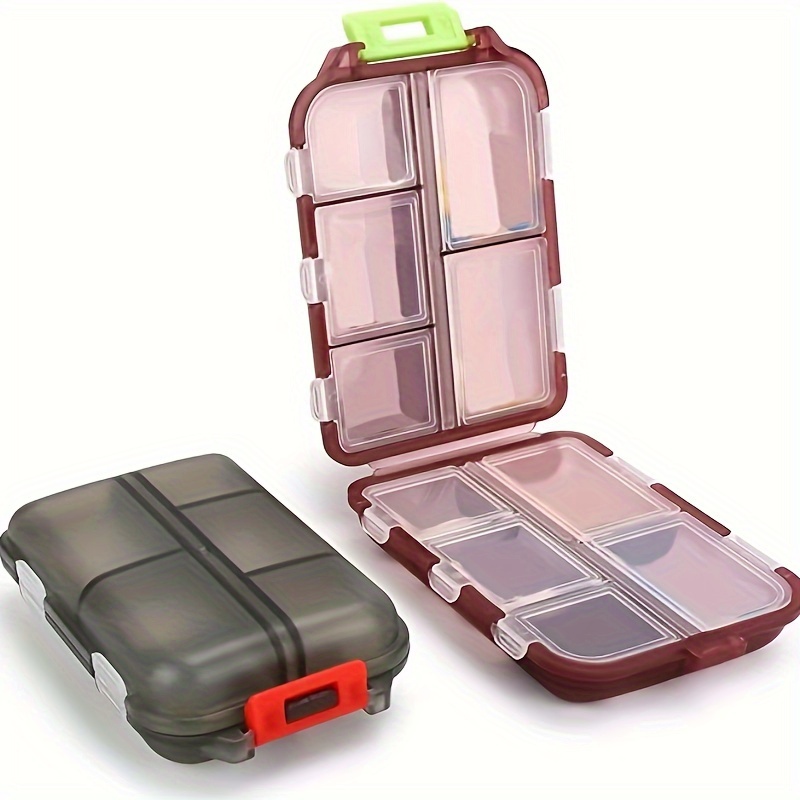 4 Pack Pill Case Portable Small Weekly Travel Pill Organizer