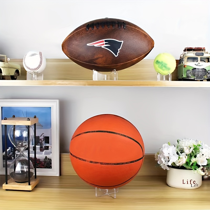 Support de ballon en acrylique, support d'affichage de ballon pour support  de football de basket-ball, rangement de ballon di