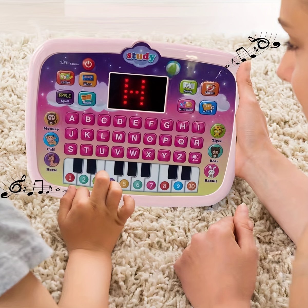 Tablet Bambini Pad Apprendimento Bambini Schermo Led Insegna - Temu Italy