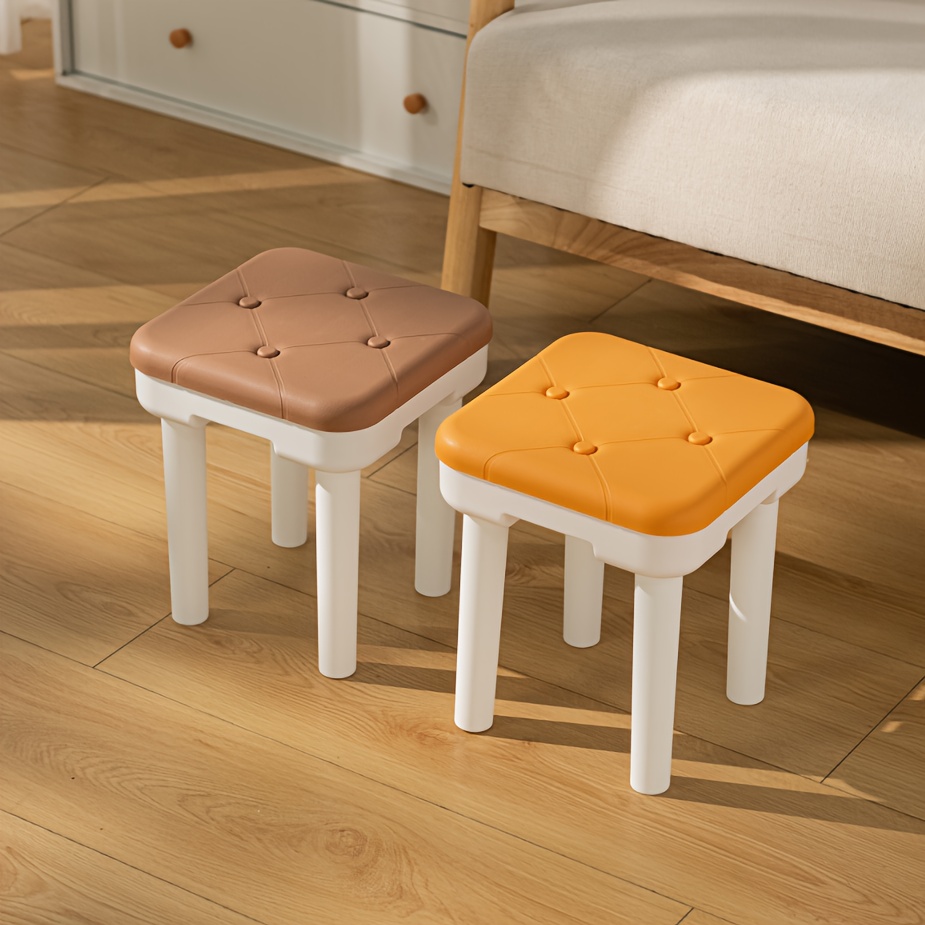 Taburete plegable taburete alto respaldo taburete alto banco pequeño  portátil de madera maciza al aire libre sill…