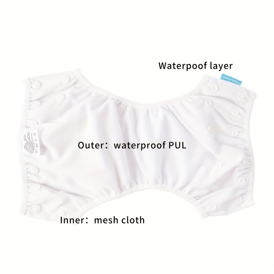 Waterproof Adult Cloth Diaper Cover Reusable Nappy Nappies Washable Adult  Baby Diaper Pants abdl 35-90KG