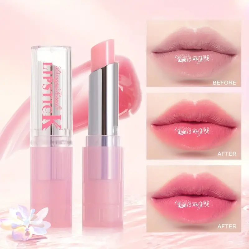 Color-changing Lip Balm Moisturizes, Long-lasting Non-fading Waterproof Jelly Color-changing Lip Balm Lip Oil Makeup Lipstick Valentine's Day Gifts
