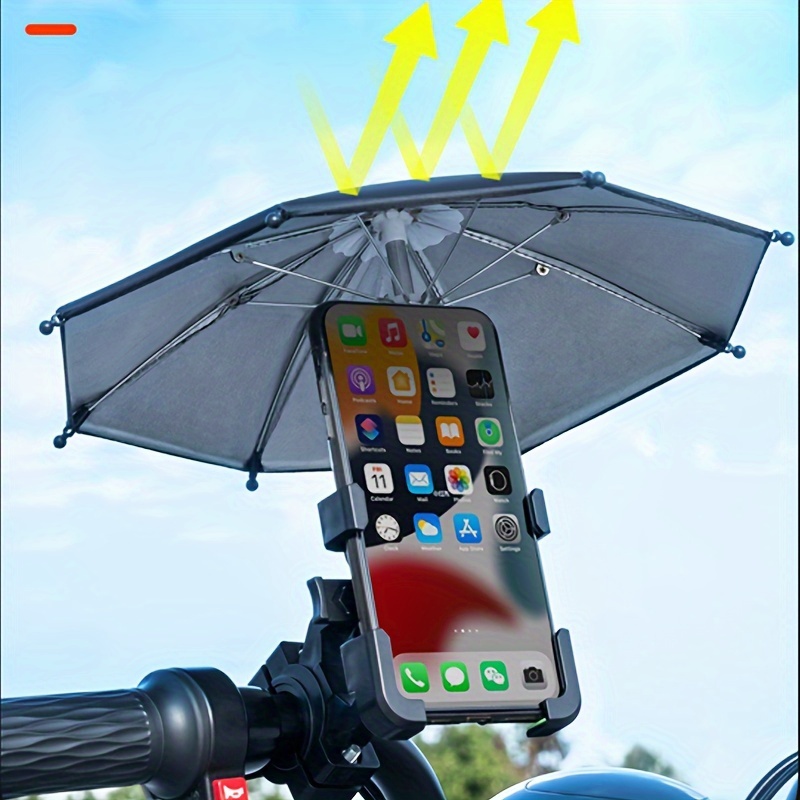 Elektrische Auto Motorrad Fahrrad Wasserdichte Sonnenschirm Kleinen  Regenschirm Telefon Halter Motorrad Navigation Halterung, Sparen Sie Mehr  Mit Ausverkaufsangeboten